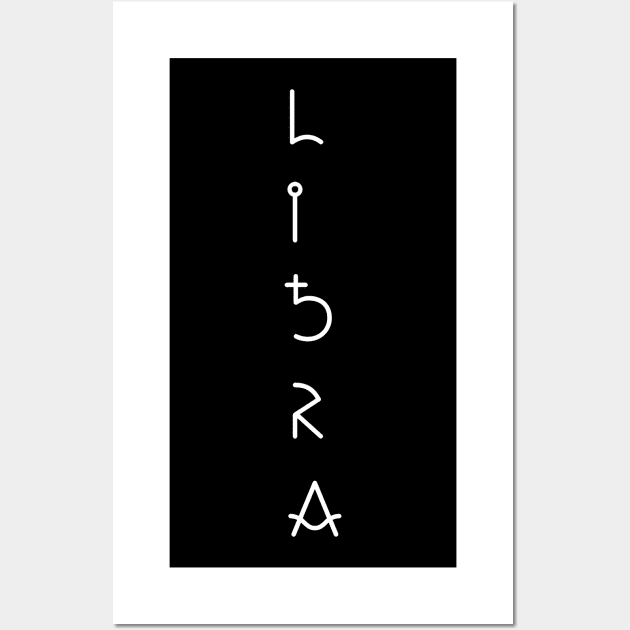 Libra Vertical Wall Art by Zodiac Syndicate